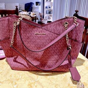 Michael Kors Cranberry Tote Bag